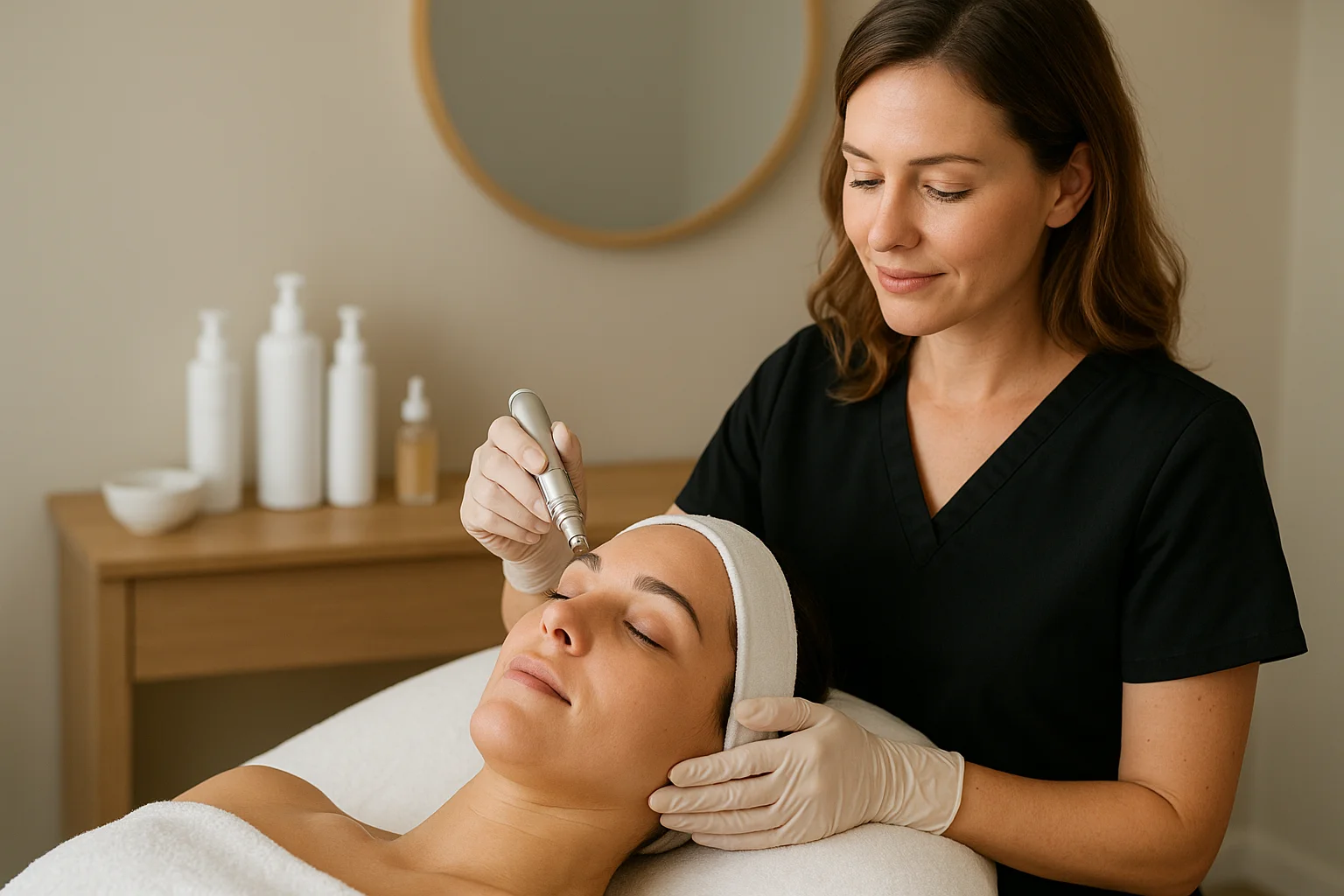 Why Tucson Skin Often Loves a Facial Plus Microneedling Start