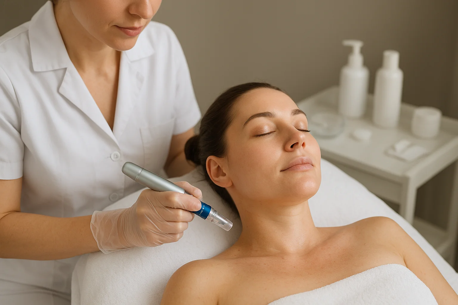 Why Tucson Clients Are Adding Neck and Chest Microneedling to Their Glow Plan