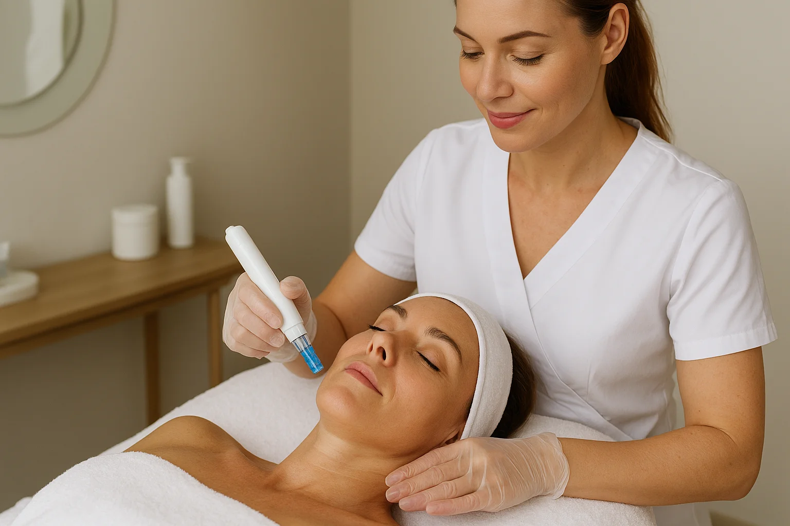 Why Tucson Skin Loves a Neck and Chest Microneedling Add-On