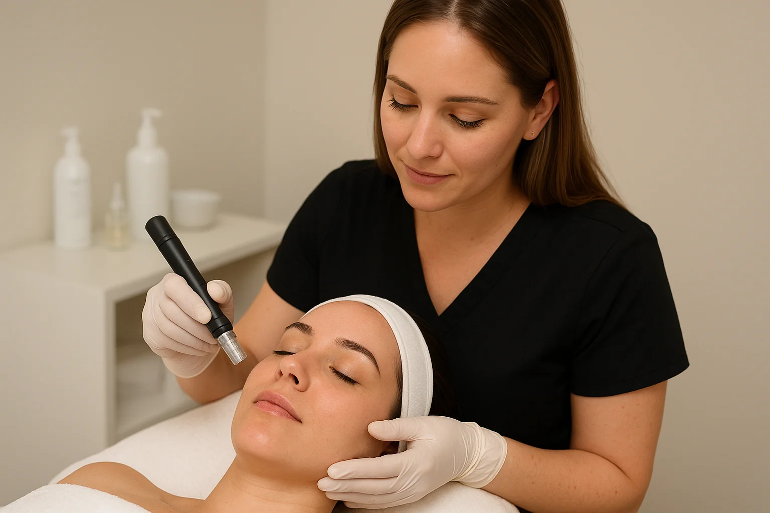 A smarter first step for Tucson skin: pairing a custom facial with microneedling