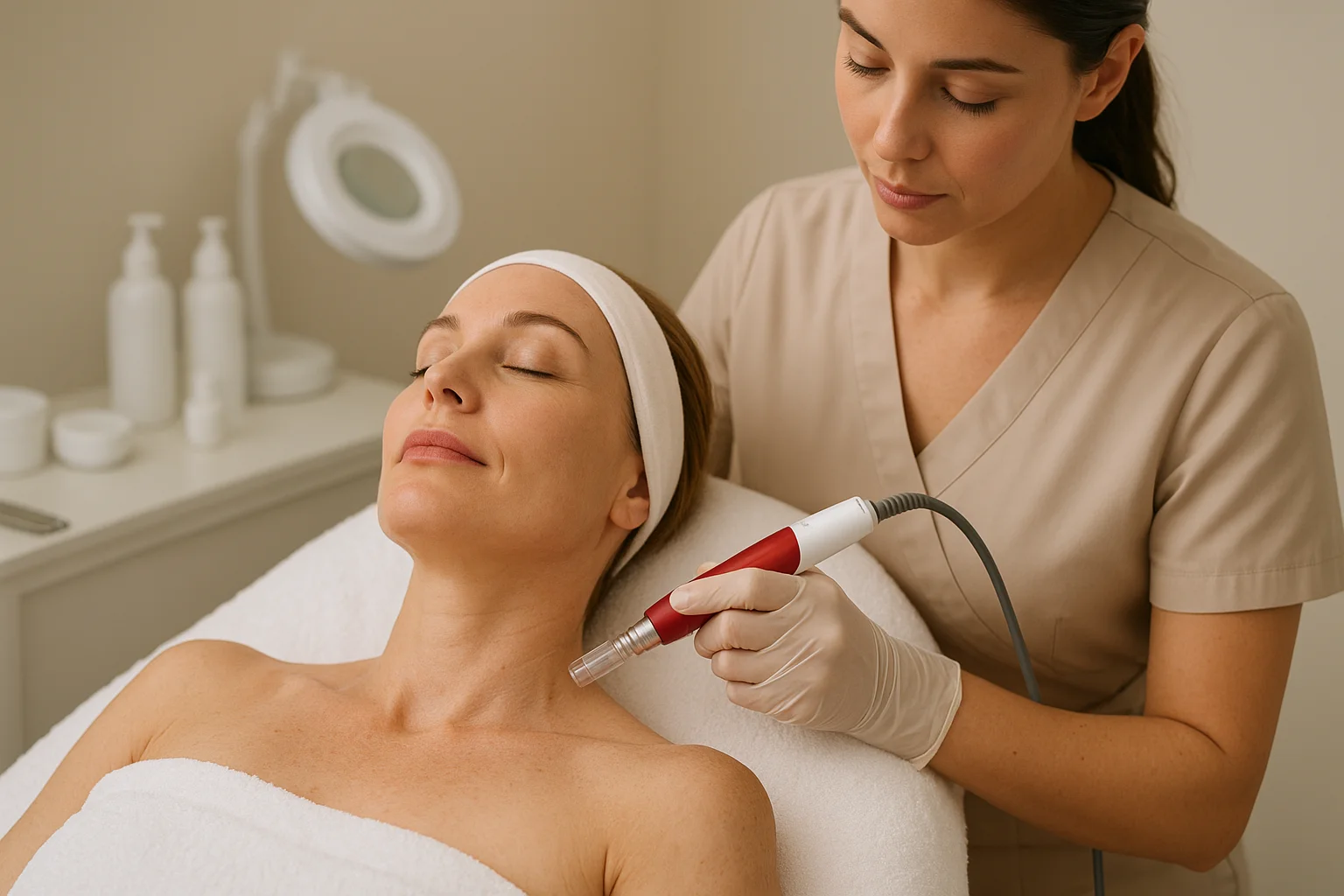Why Tucson Clients Keep Adding Neck and Chest Microneedling to Their Skin Routine